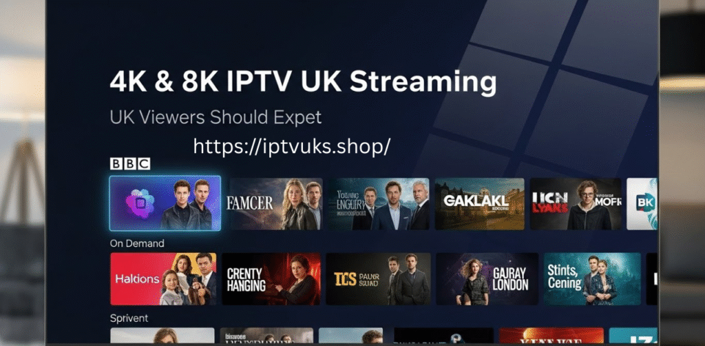 4K & 8K IPTV UK Streaming
