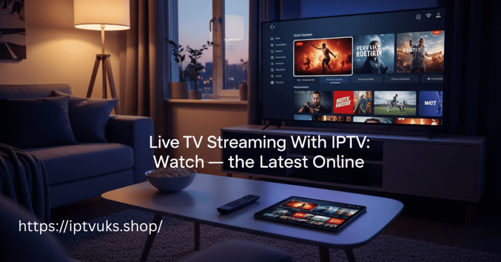 Live TV Streaming With IPTV